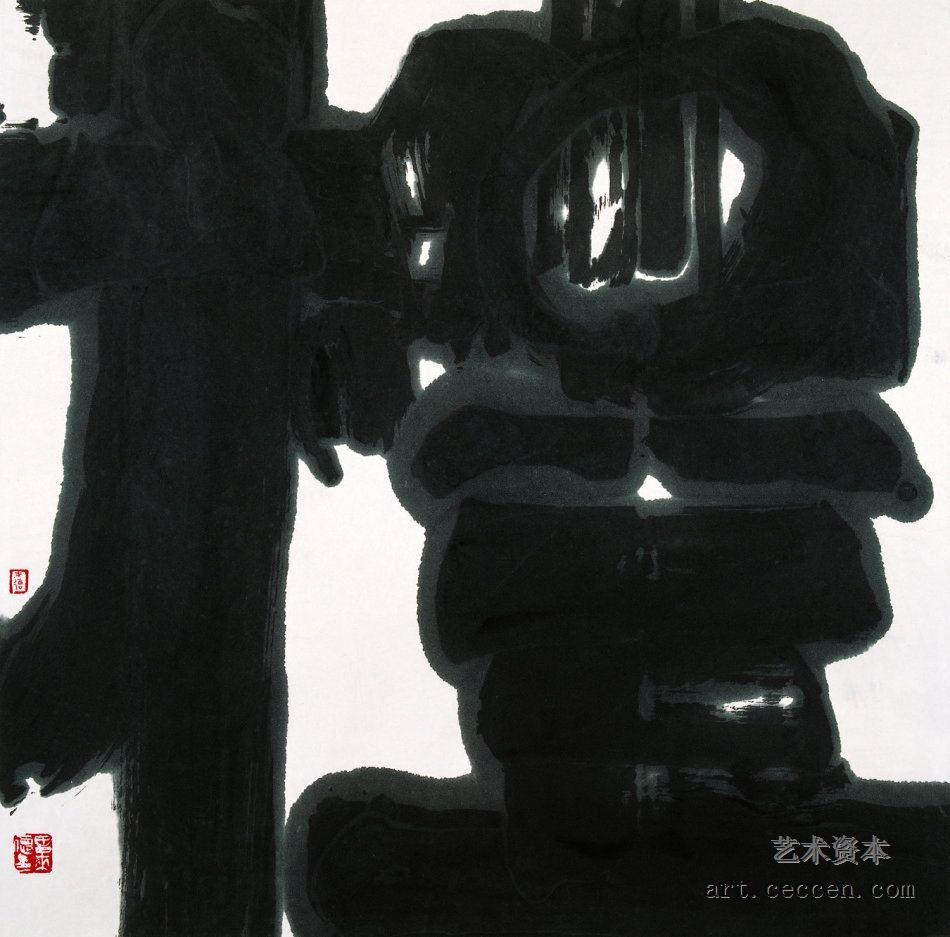 礼-文字系列 97x84cm 2009年